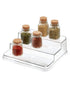 Inter Design Crisp Tiered Spice Rack Clear