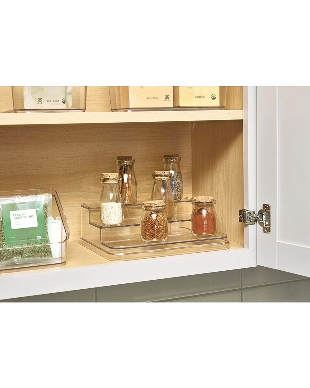 Inter Design Crisp Tiered Spice Rack Clear