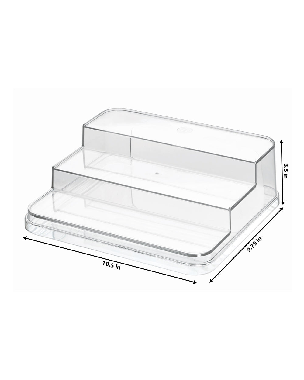 Inter Design Crisp Tiered Spice Rack Clear