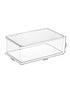 Inter design Kitchen Binz Stackable Box 7.1 X 10.7 X 3.7 inch Clear