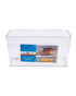 Inter design Kitchen Binz Stackable Box 5.5 X 13.3 X 7 inchClear