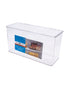 Inter design Kitchen Binz Stackable Box 5.5 X 13.3 X 7 inchClear