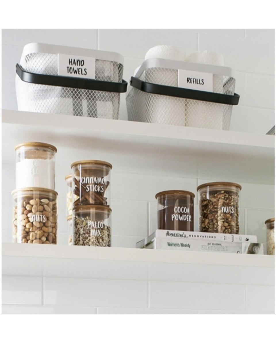 Little Storage Co Bamboo & Glass Storage Jar 500ML