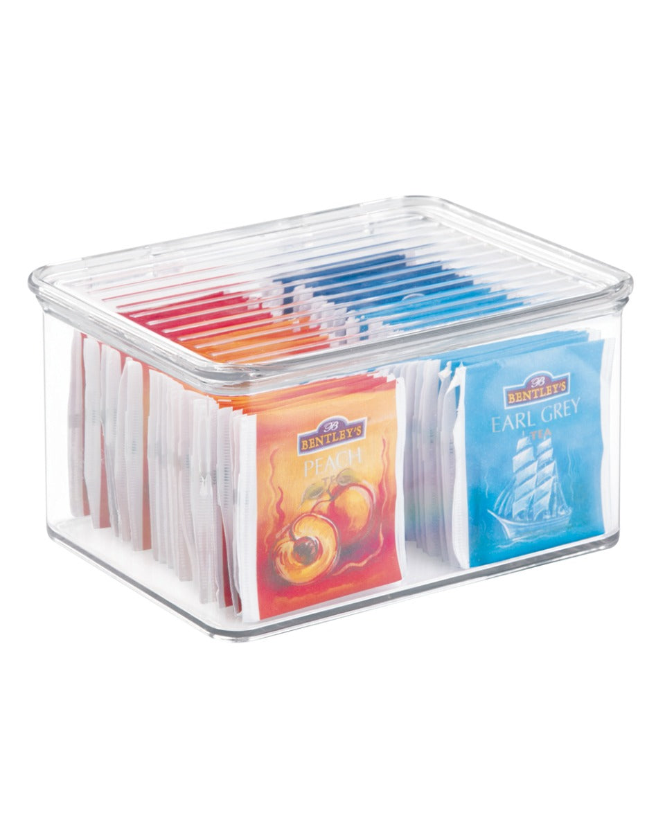 Interdesign Kitchen Binz Stackable Box 5.5 X 6.6 X 3.7 inch Clear