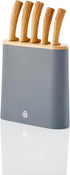 Swan Nordic 5 Piece Knife Block Slate Grey