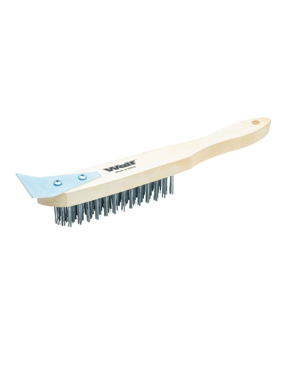 Wulf Wire Brush with Scraper