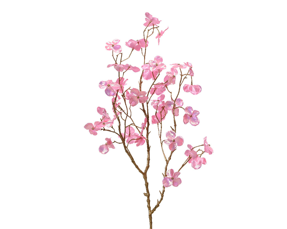 Homesmiths Spray On Stem Plastic Gold Light Pink