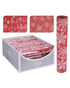 Homesmiths Deco Fabric 28X250Cm Red 2Ass