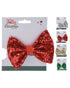 Homesmiths Bowtie Xmas 11X8Cm 4Ass Clr
