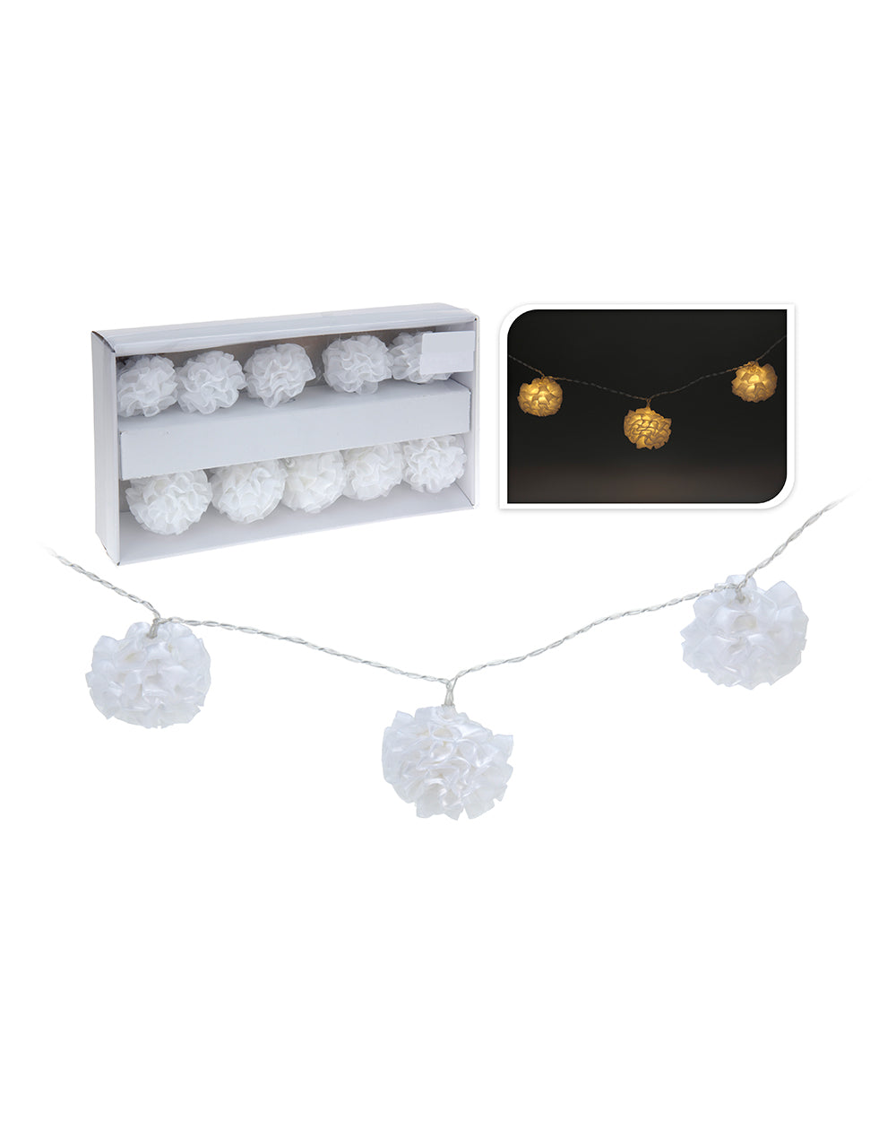 Homesmiths Led Lights Flower 10Pcs Ww