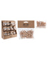 Homesmiths Clips Set Wood 4Ass
