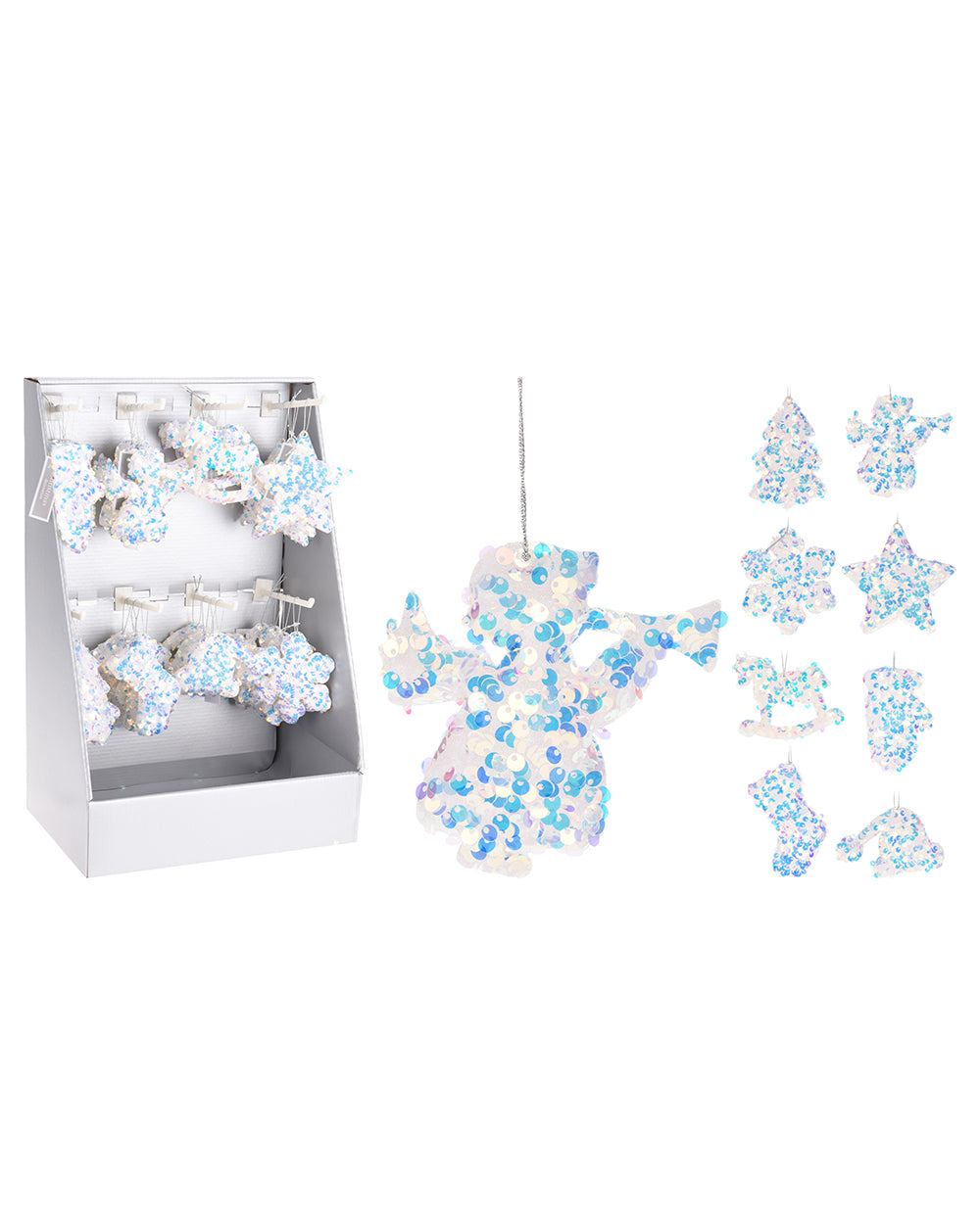 Homesmiths Hang Decoration Xmas 10Cm Blue