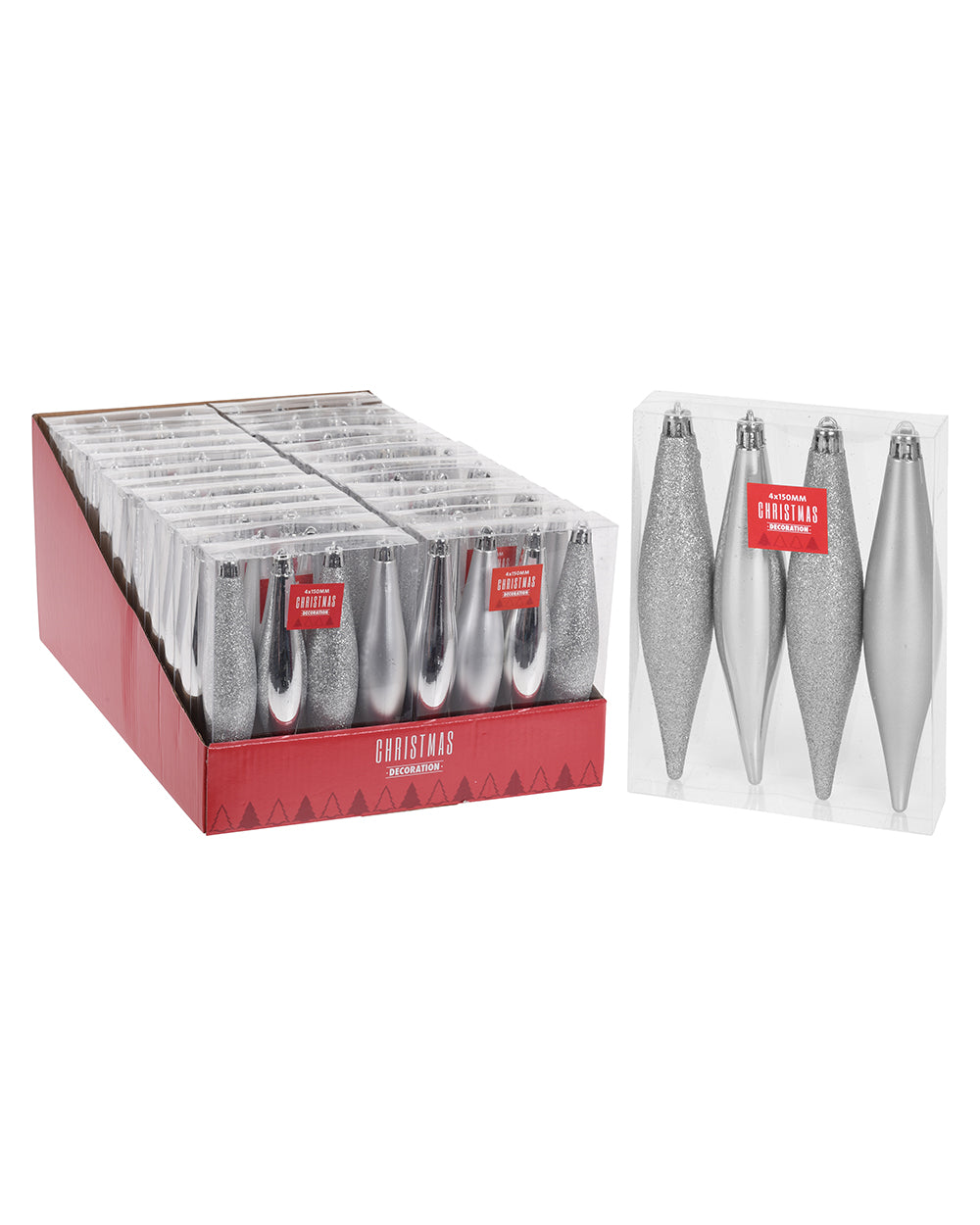 Homesmiths Icicle Hang Deco Set 4Pcs