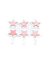 Homesmiths Clip With Deco Set Of 6 6Ass