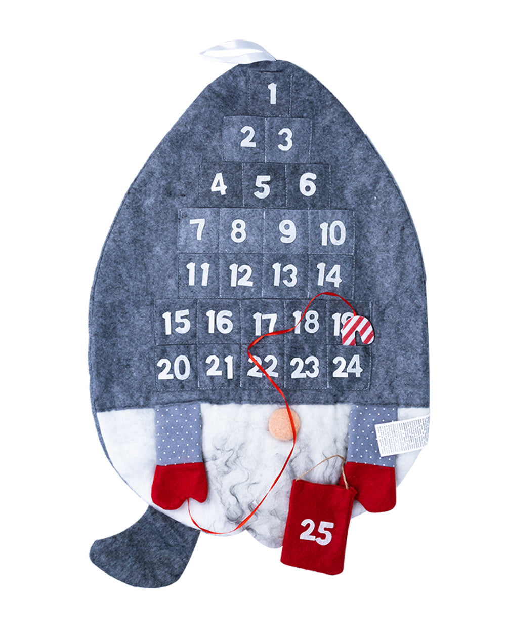 Homesmiths Advent Calendar Gnome 2Ass Clr