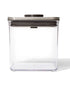 OXO 2.6 Litre Steel Big Square Pop Clear Container