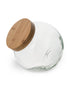 Little Storage Bamboo Glass Snack Jar