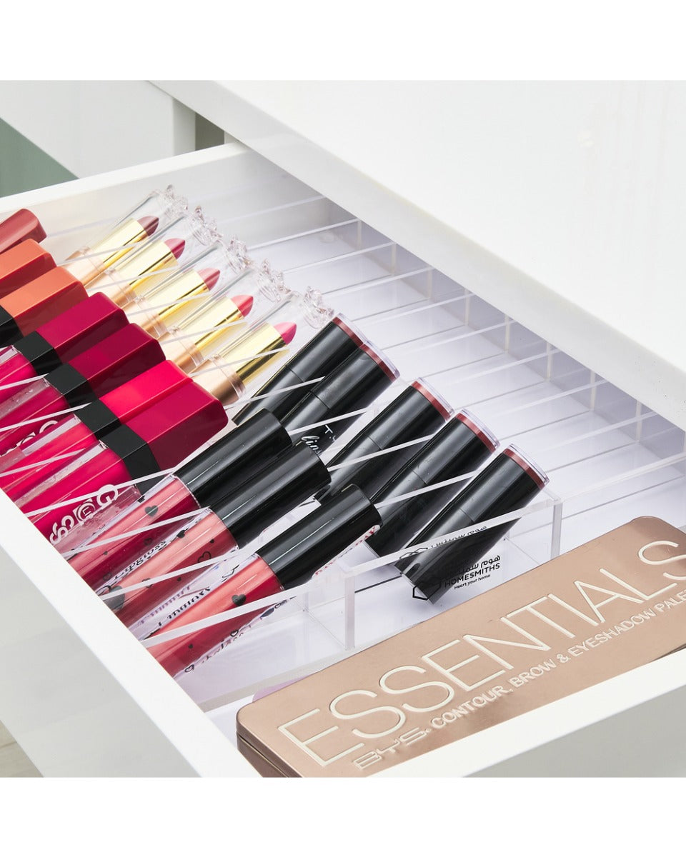 HS Vanity Drawer Organizer 30 compartments Clear Acrylic