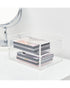 HS Vanity 2 Tiers Acrylic Glasses Display Drawers Clear