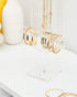 HS Vanity Acrylic T-Shaped Necklace Display Stand Clear