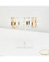 HS Vanity Acrylic T-Shaped Necklace Display Stand Clear