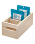 InterDesign Wood Handled Packet Organizer 10 x 5 x 4 inch