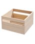 Interdesign Wood Handled Bin 10 x 10 x 6 inch