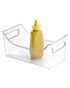 InterDesign Fridge Binz Portable Condiment Caddy Clear