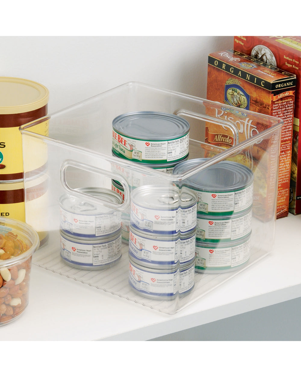 InterDesign Fridge + Pantry Binz 8 x 8 x 6 inch Clear