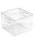 InterDesign Fridge + Pantry Binz 8 x 8 x 6 inch Clear