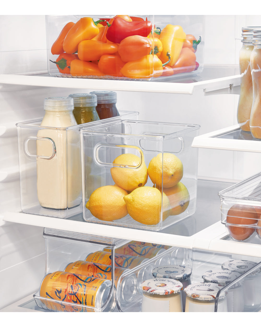 InterDesign Fridge + Pantry Cube Binz 6 x 6 x 6 inch Clear