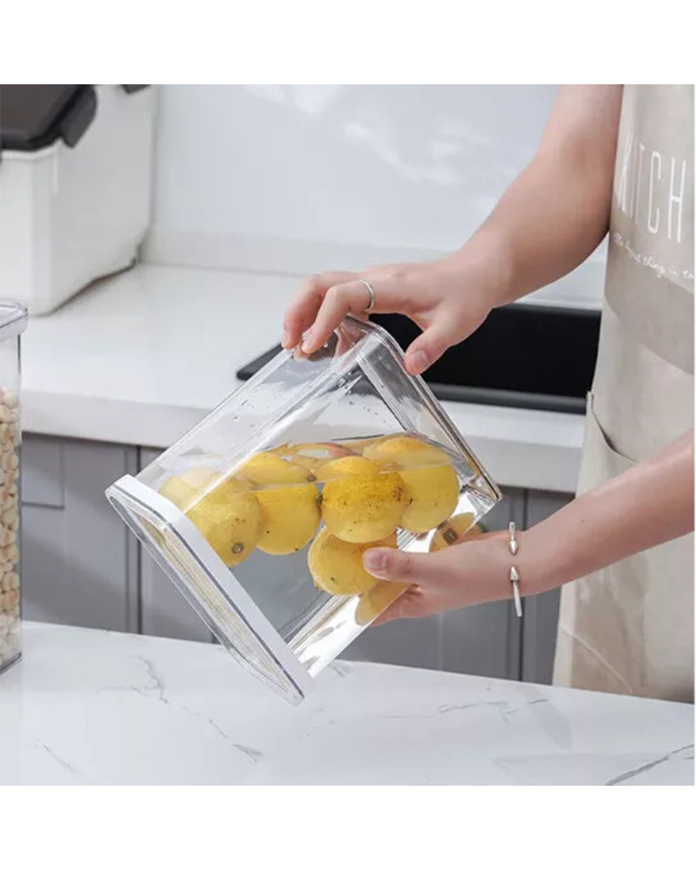 Homesmiths 3.4 Liter Airtight Food Storage Container Clear