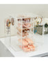 HS Vanity Customized Product Acrylic Jewelry Box with 6 Drawers Clear