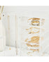 HS Vanity Customized Product Acrylic Jewelry Box with 6 Drawers Clear
