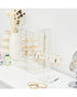 HS Vanity Customized Product Acrylic Jewelry Box with 6 Drawers Clear