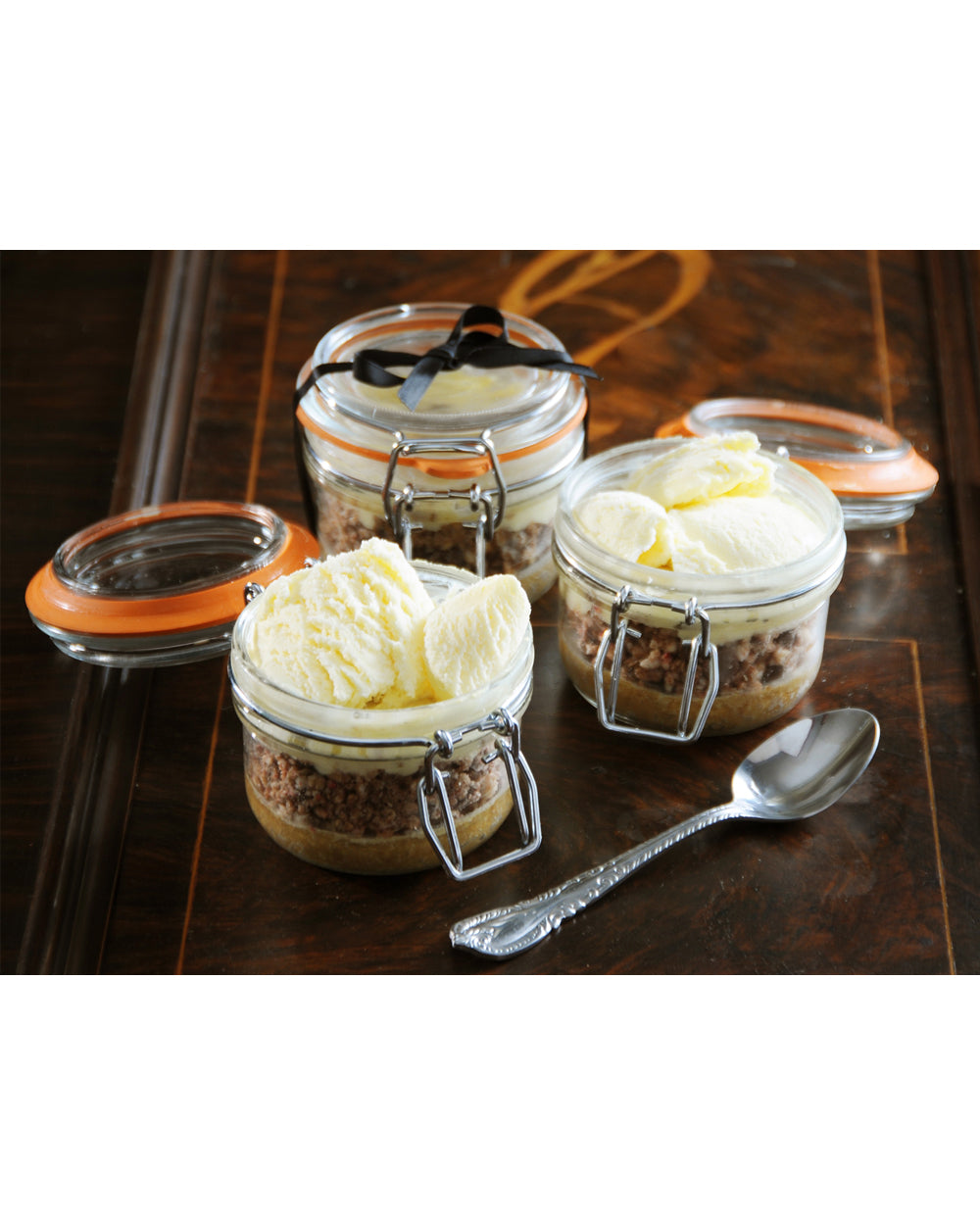 Kilner 125ML Clip Top Round Jar Clear