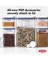 OXO 1.98 Liter 1.41 Liter & 850ML 283ML POP Container Set of 5
