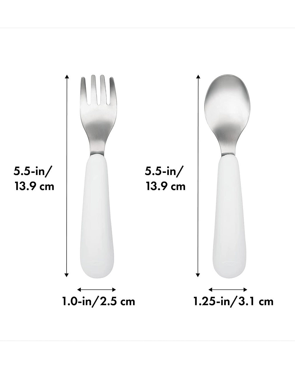 OXO Fork & Spoon Set Teal