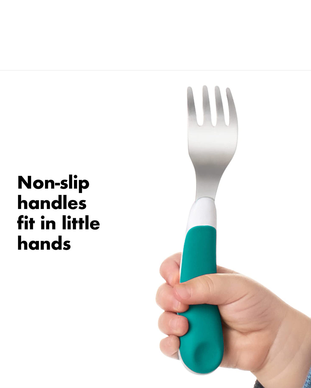 OXO Fork & Spoon Set Teal