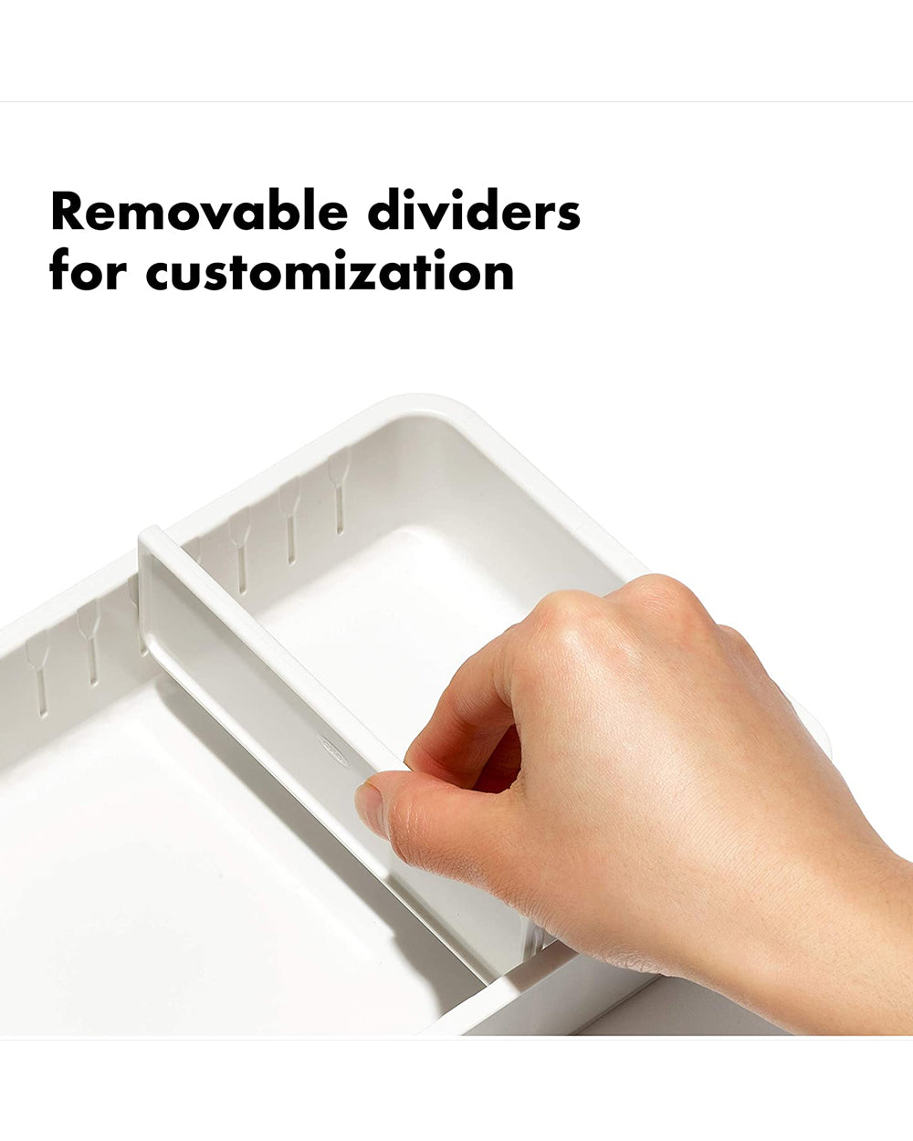 OXO Slim Adjustable Drawer Bin Set of 3