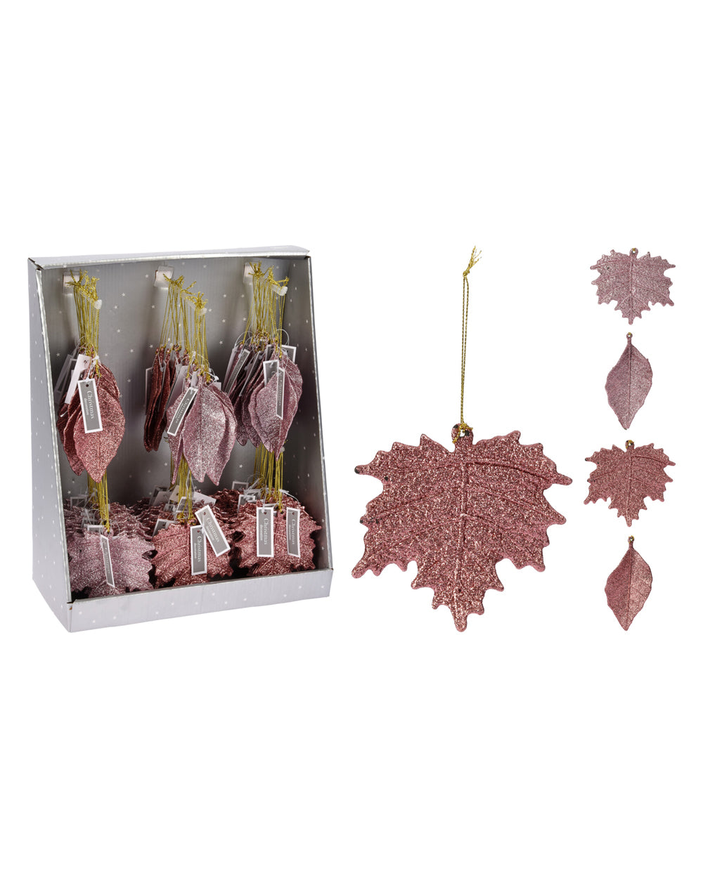 Homesmiths 13Cm Leaf Hang Deco Assorted 1 Piece Ashley