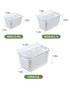 Homesmiths Large Fridge Storage Container with Double Layer Fruit Basket