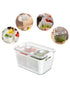 Homesmiths Medium Fridge Storage Container with Double Layer Fruit Basket