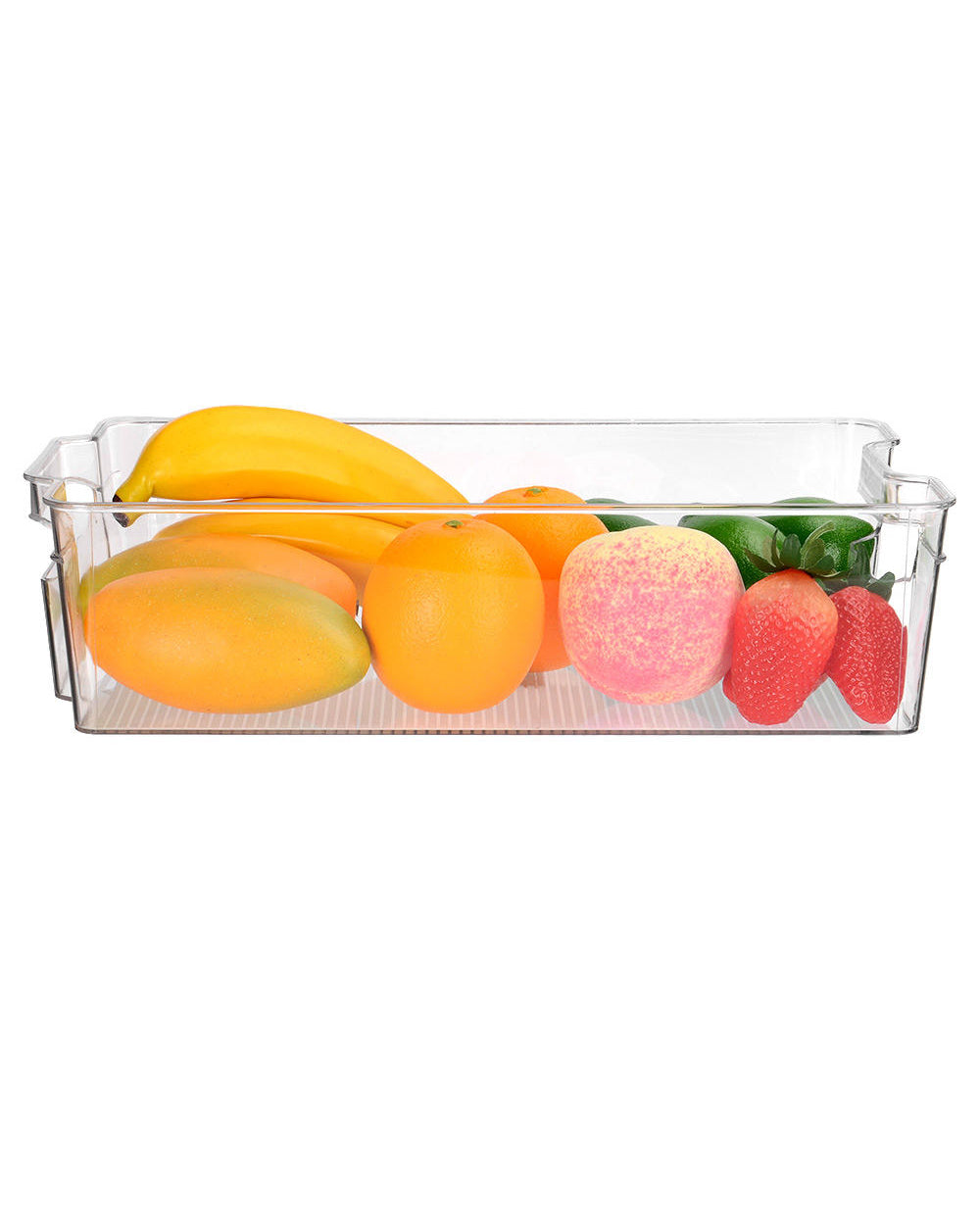Homesmiths Multipurpose Bin Narrow 37.5 x 11 x 10 cm Clear