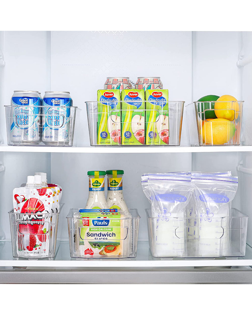 Homesmiths Multipurpose Bin Medium 32 x 21 x 9 cm Clear