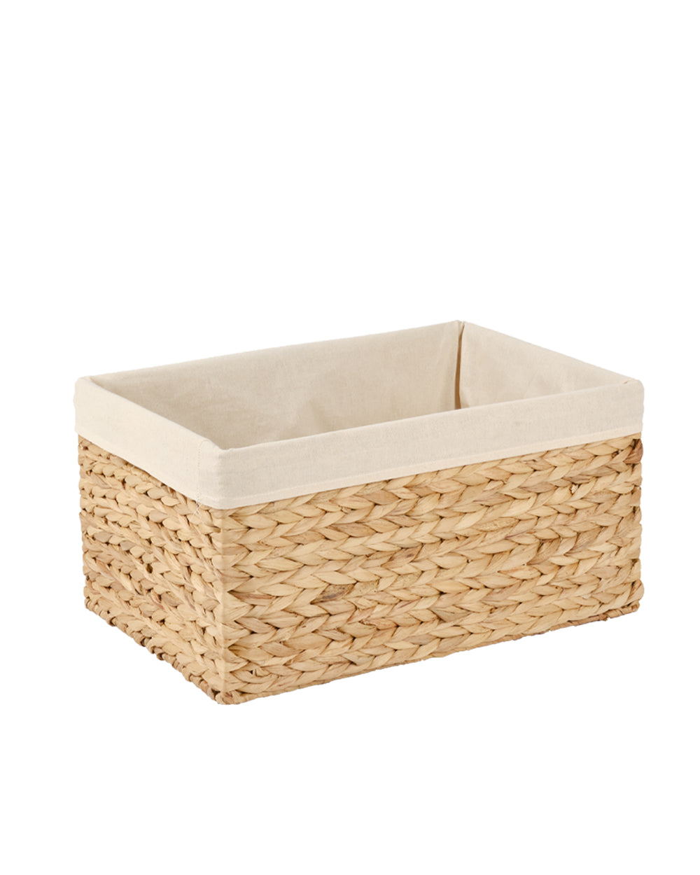 Homesmiths Water Hyacinth Large Storage Box 51.5 x 35 x 25 cm