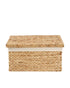 Homesmiths Water Hyacinth Large Storage Box 51.5 x 35 x 25 cm