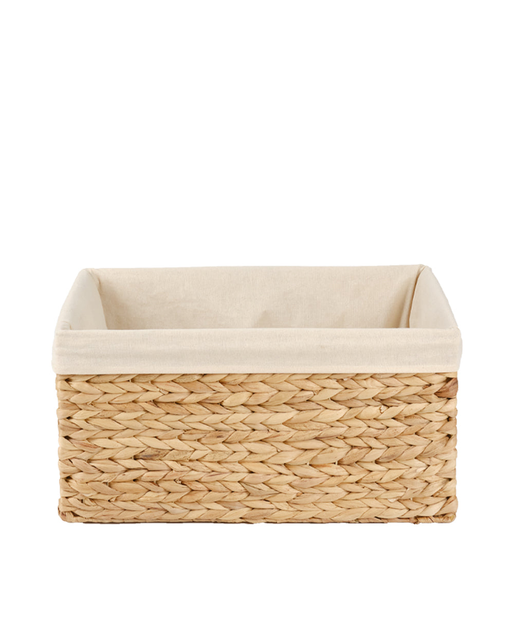Homesmiths Water Hyacinth Large Storage Box 51.5 x 35 x 25 cm