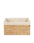 Homesmiths Water Hyacinth Large Storage Box 51.5 x 35 x 25 cm
