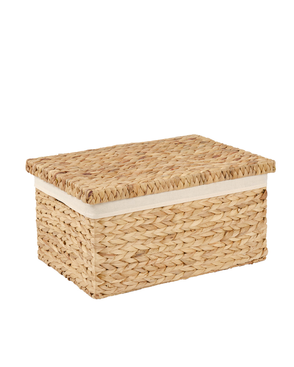 Homesmiths Water Hyacinth Large Storage Box 51.5 x 35 x 25 cm